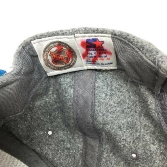 90s Vintage Starter San Jose Sharks Melton Hat NHL - Picture 7 of 7